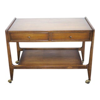 Vintage Rolling Bar Cart For Sale