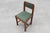 Belgian Art Deco Modernist Oak Side Chair with Green Upholstery, 1920s For Sale - Image 11 of 14