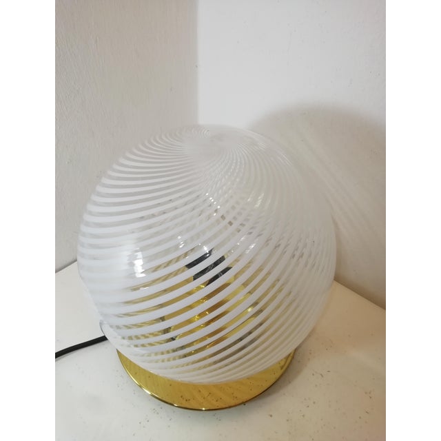 Mid-Century Modern Table Lamp by Ornella Noorda for Venini, Italy, 1970s For Sale - Image 3 of 10