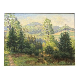 Heinrich Dietzsch, Alheimer, 1956, Oil Painting on Canvas, Framed For Sale