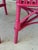 Vintage Pink Painted Rattan Side Chairs With Upholstered Seats – Pair For Sale - Image 11 of 12