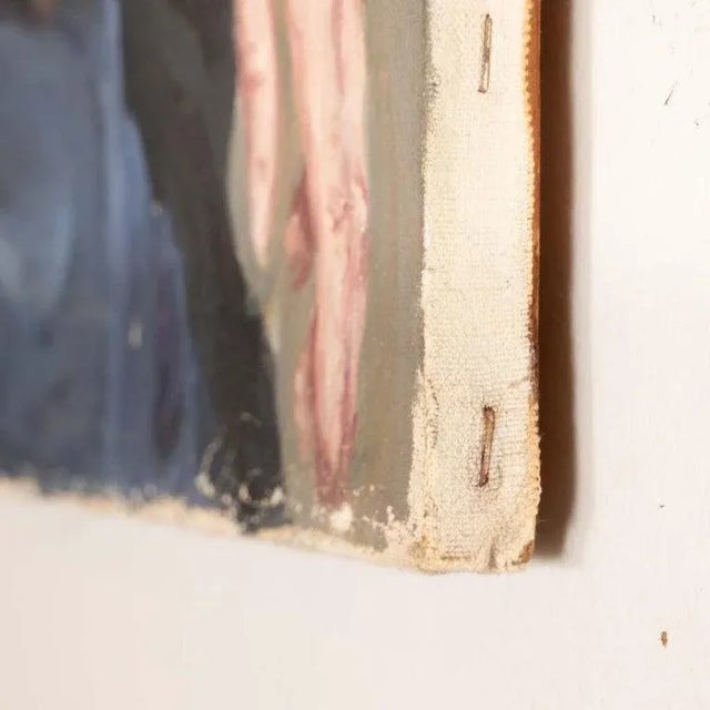 Pensive Elderly Man Portrait Oil Painting For Sale - Image 10 of 11