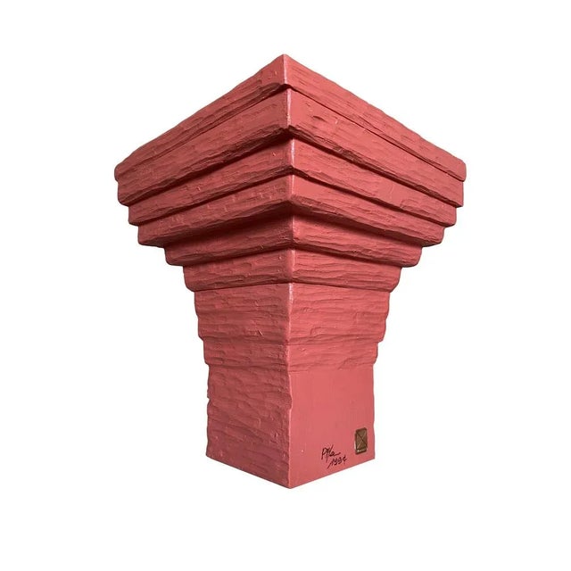 Red Vase by Pietro Meccani for Meccani Arredamenti, 1994 For Sale - Image 4 of 6