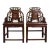 Pair Antique Chinese Taishi Chairs 2 For Sale