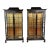 Ultra Rare 1960’s Pagoda Top Chinoiserie Cases by Union National, A Pair For Sale