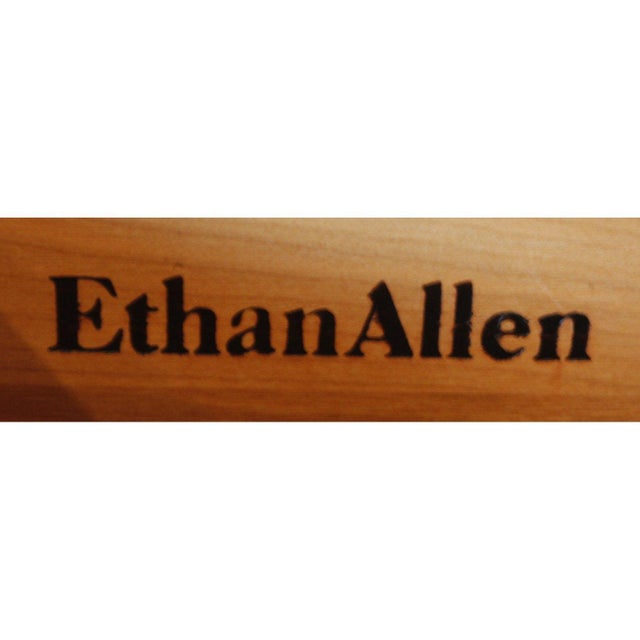 Late 20th Century Ethan Allen Solid Cherry China Cabinet - Cherry For Sale In Portland, OR - Image 6 of 6