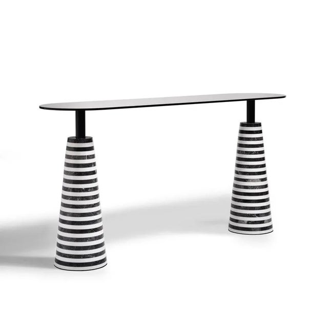 Contemporary Orbit Con-Bs-Vol Console Table by Alex Mintsouli For Sale - Image 3 of 6