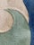 Vintage 1980s Art Deco Oval Sculpted Area Rug For Sale - Image 4 of 7