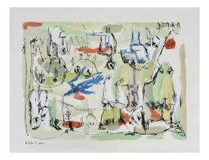 Kabian, 1980s, Paint & Paper