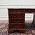 English Partner Desk in Green Leather For Sale - Image 9 of 18