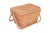 Rustic European Wicker Picnic Hamper Basket For Sale - Image 3 of 7