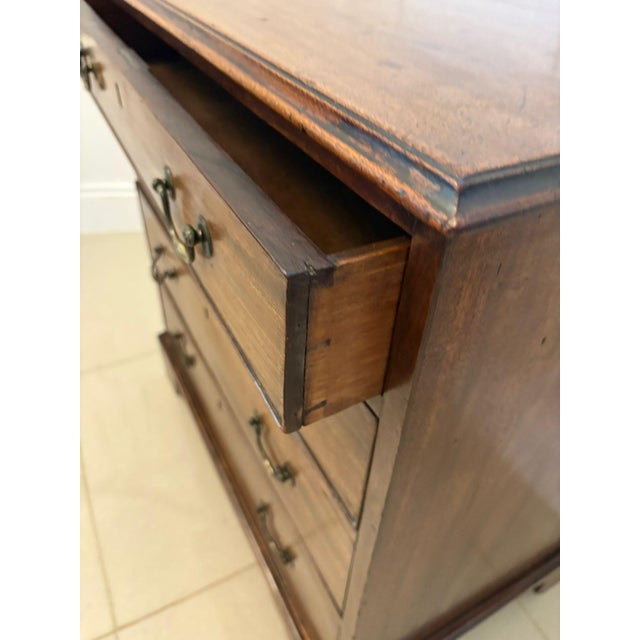 Antique George III Mahogany Chest of Drawers, 1800 For Sale - Image 6 of 11
