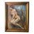 1970s Vintage Nude Painting on Canvas, Framed For Sale