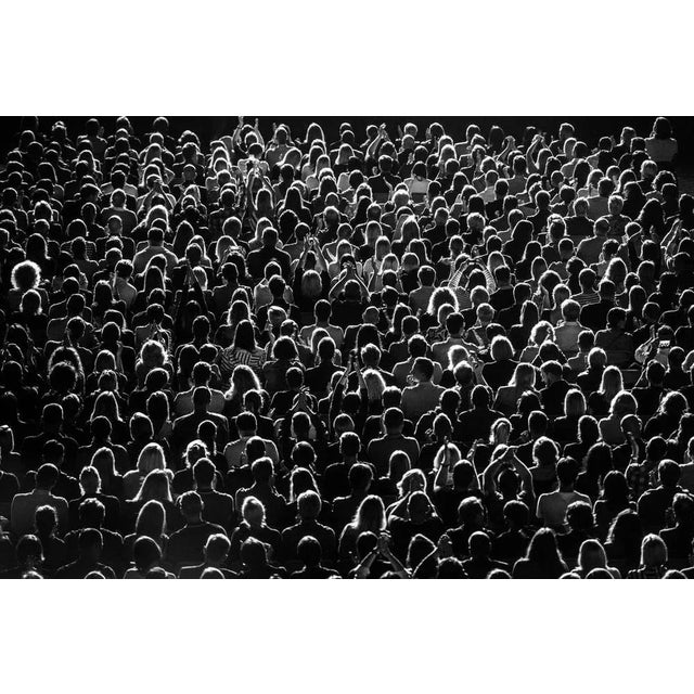 Rytis Seskaitis / Eyeem, Full Frame Shot of Crowd at Music Concert, Photographic Paper, in Flawless conditions. Designed...