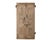 Antique Indian Bleached and Carved Teakwood Door, C. 1880–1900 For Sale - Image 4 of 5