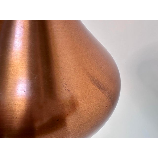 Early Model Orient / P2 Copper Hanging Lamp by Jo Hammerborg for Fog & Mørup, Denmark, 1963 For Sale - Image 13 of 17