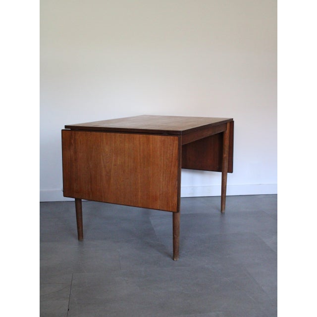 Vintage Danish Teak Dining Table with Leaves, 1960s For Sale - Image 11 of 11