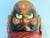 Mid 20th Century Vintage Hand-Carved Wood Daruma Bodhidharma Wall Mask With Hossu Fly Whisk For Sale - Image 5 of 12