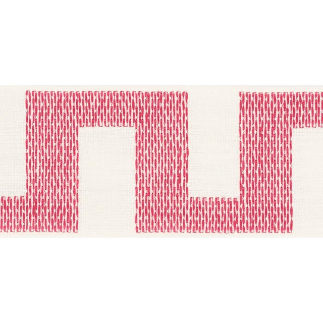 Contemporary Schumacher Matrix Tape Trim in Fuchsia For Sale - Image 3 of 3