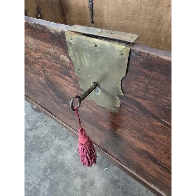 Large 18th Century Flemish Chest For Sale - Image 3 of 13