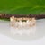 1.9Ct Diamond Band With Pear Lab Grown Diamonds in Solid 14k Gold, Pear Cut, Size 6.75 For Sale - Image 9 of 9
