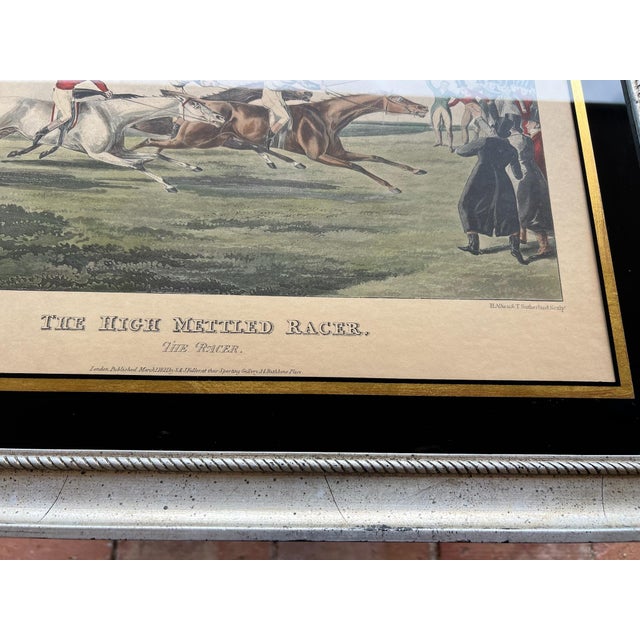 English Early 19th Century Henry Alken “The High Mettled Racer” Equestrian Prints, Set of 3 For Sale - Image 3 of 10