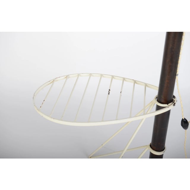 Brown Mid-Century Czech Floor Lamp by Krasna Jizba for Uluv, 1950s For Sale - Image 8 of 13