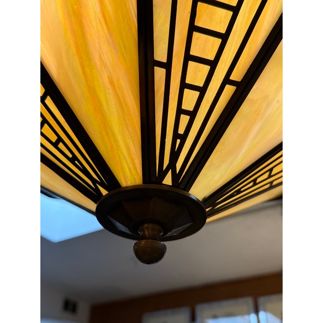 Fredrick Ramond Arts & Craftsman Style Pendant For Sale In San Francisco - Image 6 of 12