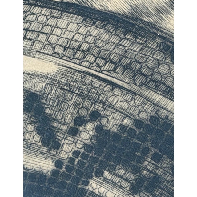 Paul Jouve Signed 1930 French Art Deco Etching Lion Python Snake Combat Print For Sale - Image 10 of 14