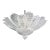 1970s Turin, Italian Murano Glass Ceiling Light or Flush Mount For Sale