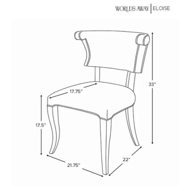 Wood Matthew Izzo Home Eloise Camel Faux Leather and Matte White Lacquer Rounded Back Dining Chair For Sale - Image 7 of 7