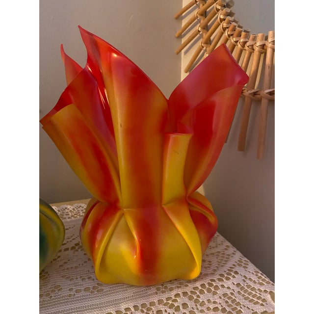 Vintage French Sculptural Ceramic Table Lamps & Matching Vase – Set of Three For Sale - Image 13 of 13