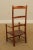 Wood Youth Ladder Back Chair with Basketweave Cane Seat For Sale - Image 7 of 13