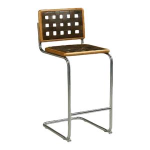 Revival Bar Stool, Polished Nickel