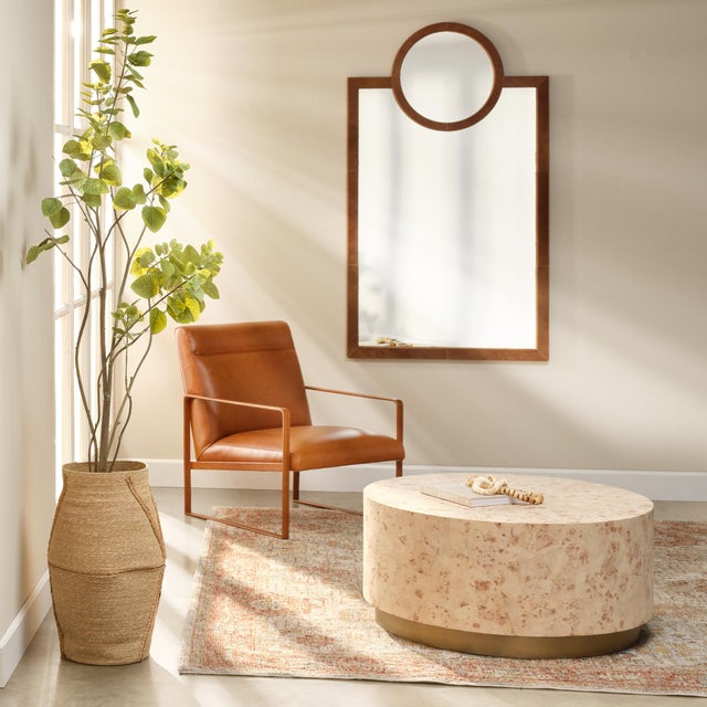 Keystone Mirror, Saddle Hide For Sale In Los Angeles - Image 6 of 7
