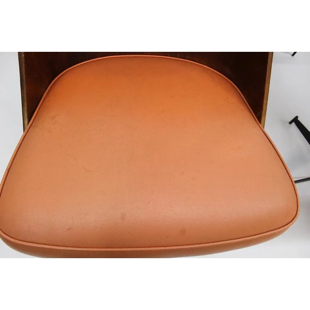 Mid Century Modern Bent Plywood and Vinyl Dining Chairs For Sale - Image 9 of 13