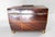 19th Century English Regency Sarcophagus Form Tea Caddy Box in Mahogany Veneer For Sale - Image 4 of 12