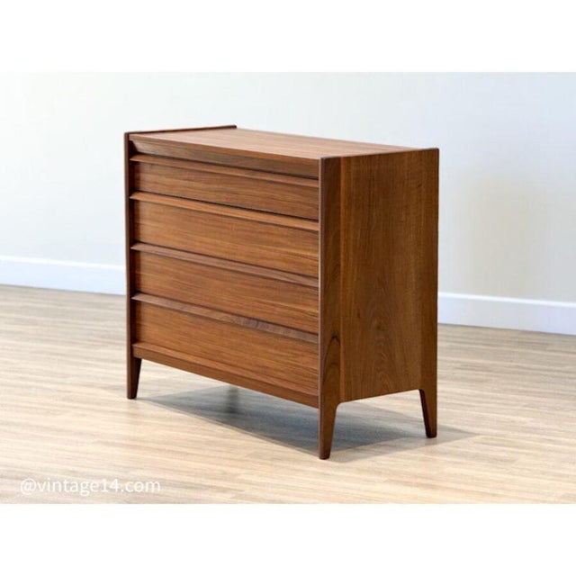 Mid-Century Chest of Drawers in Walnut from John Herbert For Sale - Image 14 of 14