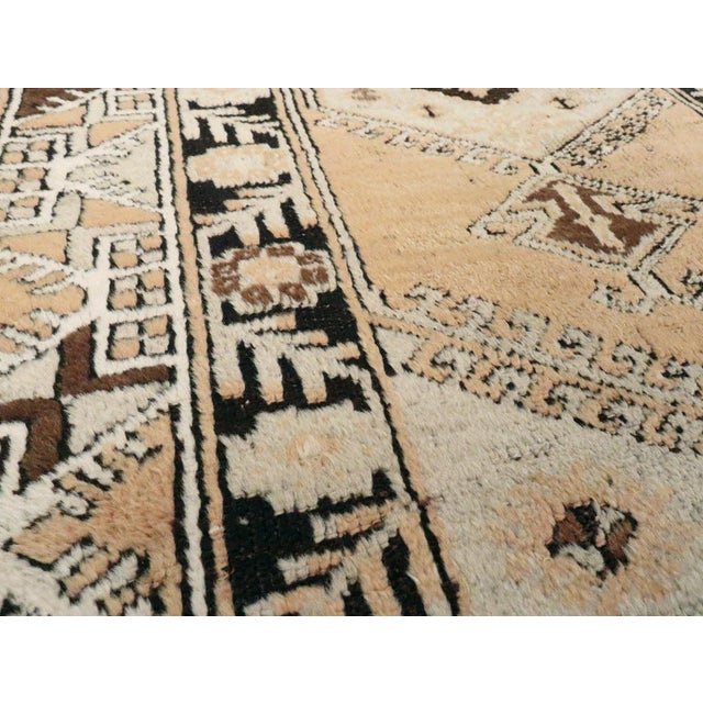 Rustic Galerie Shabab Collection Mid-20th Century Turkish Ghourdes Throw Rug For Sale - Image 3 of 6