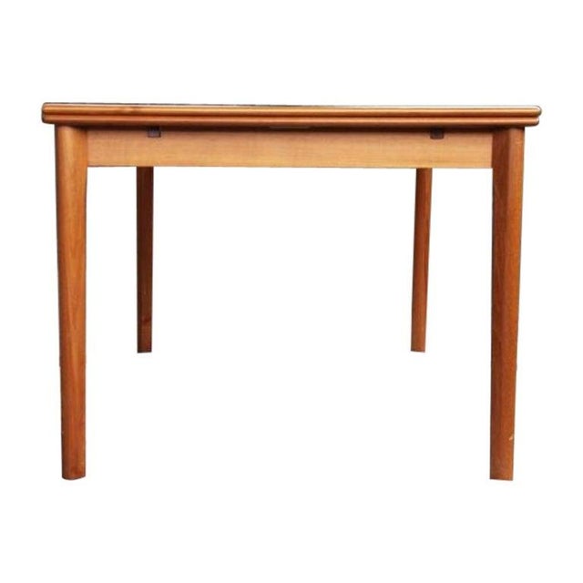 Mid-Century Modern 1960s Mid Century Danish Modern 8 Foot Teak Draw Leaf Table For Sale - Image 3 of 14