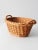 Contemporary Vintage Woven Harvest Basket For Sale - Image 3 of 10