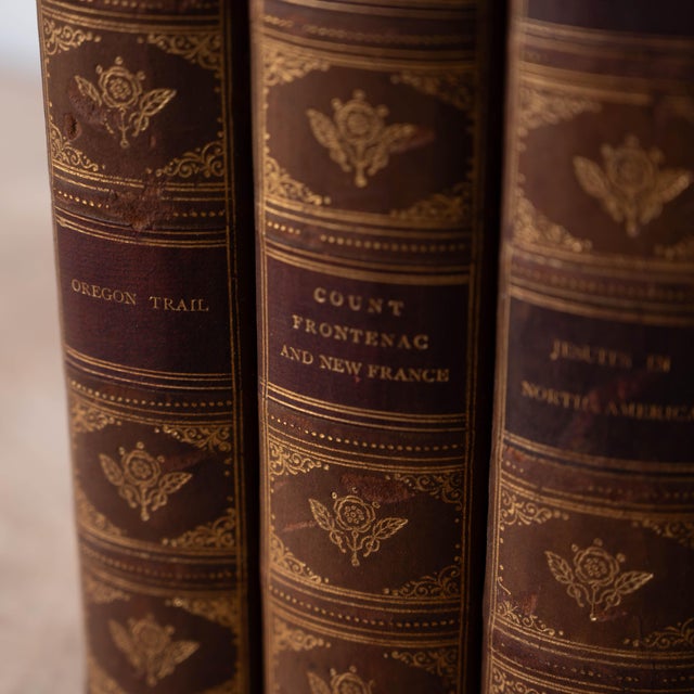 Parkman's Works, Ten Volumes in Three-Quarter Leather, 1905 For Sale - Image 4 of 8