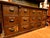 Shop or Pharmacy Furniture in Wood with Drawers, 19th Century, Set of 2 For Sale - Image 4 of 18