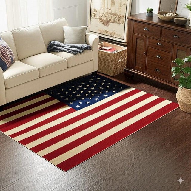 Textile 5x8 Coral Flat Weave Wool Stars Stripes Motif Geometric Modern Carpet Rug For Sale - Image 7 of 7