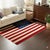 Textile 5x8 Coral Flat Weave Wool Stars Stripes Motif Geometric Modern Carpet Rug For Sale - Image 7 of 7