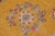 1990s Shabby Chic 1990's Vintage Yellow/Grey Wool Rug - 9'10'' X 12'7'' For Sale - Image 5 of 10