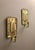 Metal Mid-Century Swedish Brass Sconces by A. Eriksson Linberg, Set of 2 For Sale - Image 7 of 11