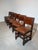 Wood Antique Oak Dining Chairs with Sheepskin Upholstery, Set of 6 For Sale - Image 7 of 7