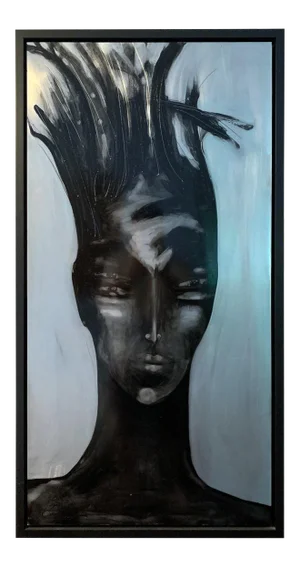 Framed Contemporary Painting by Marie-Josée Roy
