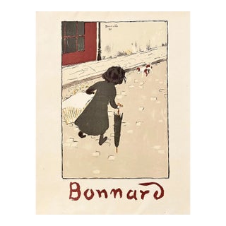 Bonnard Lithograph Cover Le Petite Blanchisseuse 1952 For Sale